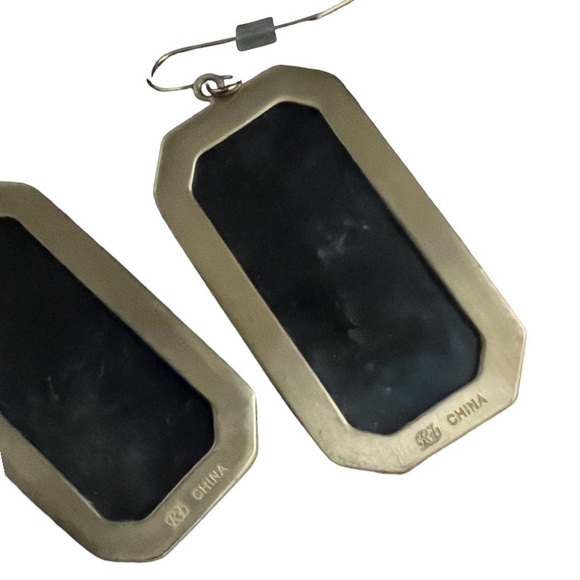 Vintage Earrings RL long mirror style !stylish & Stunning¡ - Picture 11 of 11